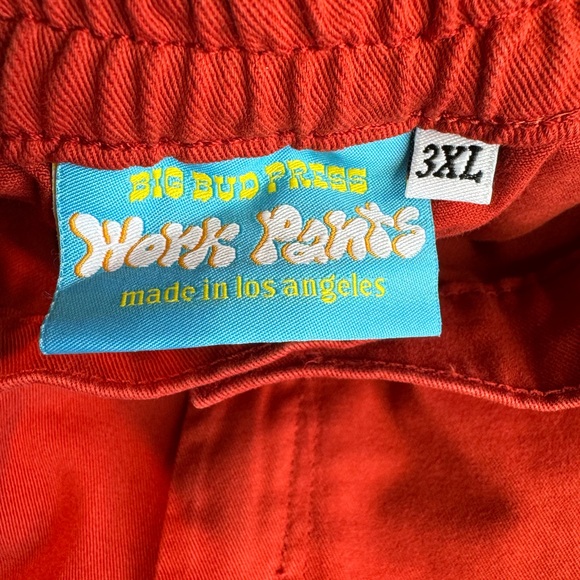 Big Bud Press Work Shorts Burnt Terracotta Size 3XL - Picture 8 of 14